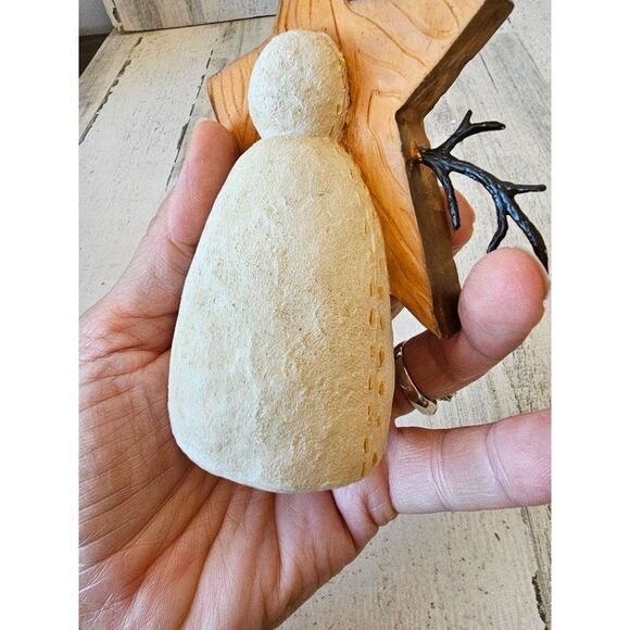 Deb strain Snowman star rejoice 1999 ornament Xmas tree decor - Picture 3 of 7